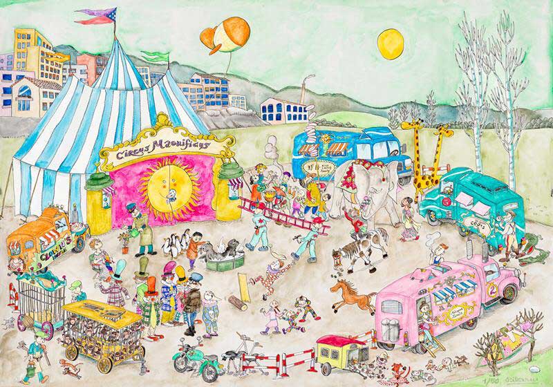 El circ acampat