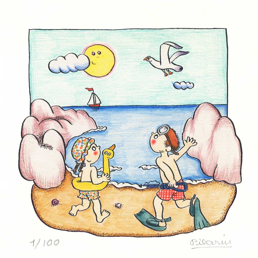 [PLRN0376] Nens a la platja