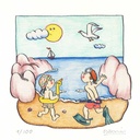 Nens a la platja