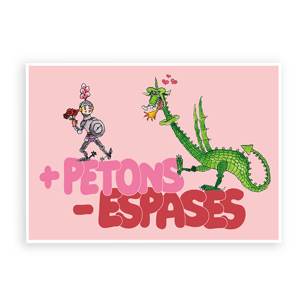 [PLRN455] Postal "+Petons -Espases"